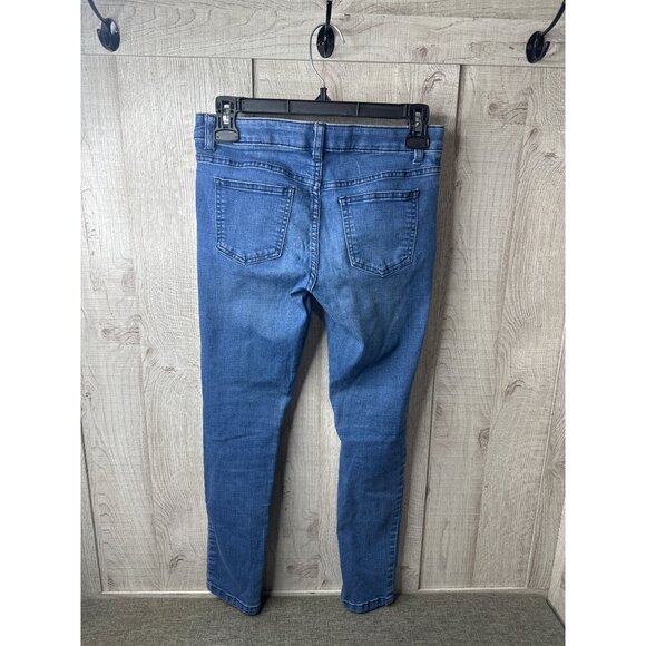 Wonder Nation Girls Skinny Fit Blue Jeans Size 12 Stretch Denim - Picture 2 of 7